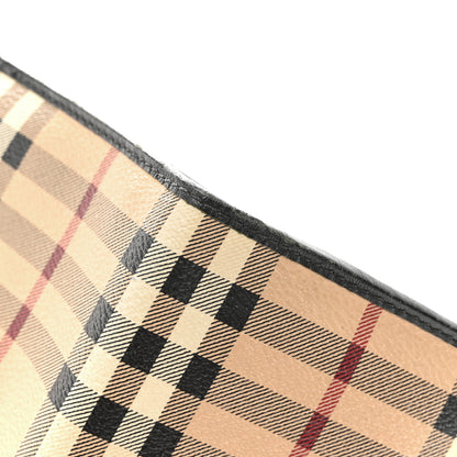Burberry Haymarket Check Continental Wallet Black 11 of 12
