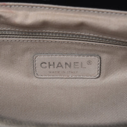 Chanel Aged Calfskin Quilted Be CC Tote Black 6 of 17