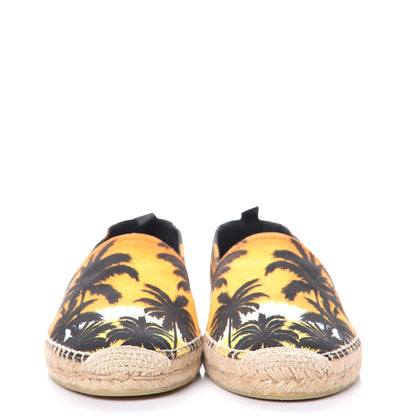 Saint Laurent Mens Canvas Palm Trees at Sunset Espadrilles 42 Multicolor 2 of 12