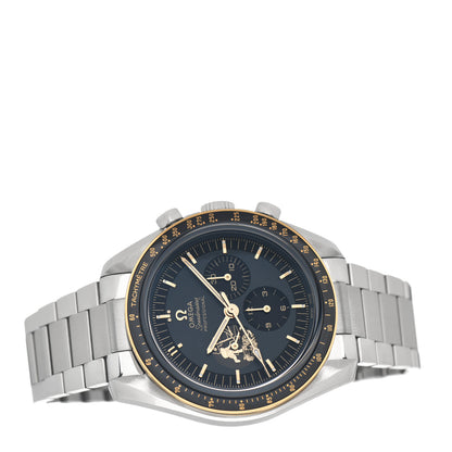 Omega Stainless Steel 42mm Speedmaster Co-Axial Master Chronometer Chronograph Apollo 11 Manual Winding Watch Black 310.20.42.50.01.001 2 of 5