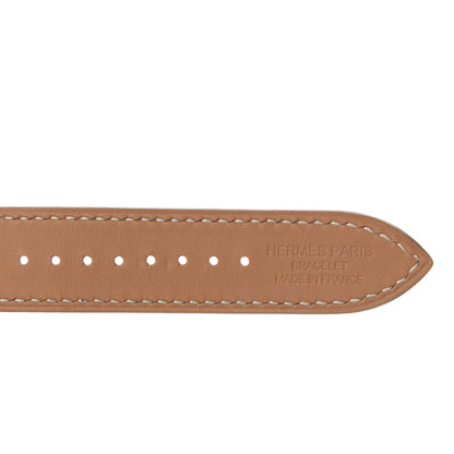 Hermes Swift Cavalleria Print 40mm Apple Watch Double Tour Strap Encre Beton 3 of 5