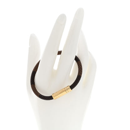 Louis Vuitton Damier Ebene Keep It Bracelet 17 2 of 6