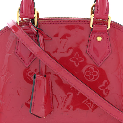 Louis Vuitton Vernis Alma BB Pomme D'Amour 8 of 13