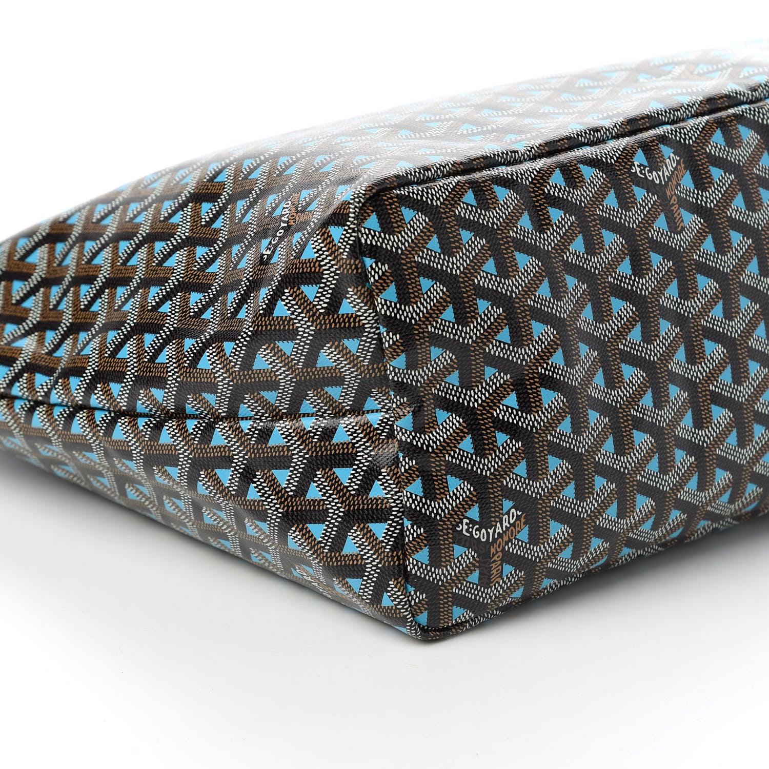 Goyard Goyardine Saint Louis Claire Voie PM Black Blue 6 of 9