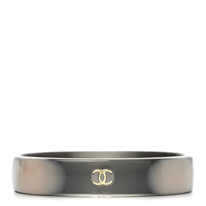 Chanel Resin Gradient CC Bangle Black Rose 1 of 5