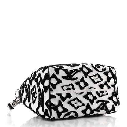 Louis Vuitton X UF Tufted Monogram Speedy Bandouliere 25 White Black 3 of 7