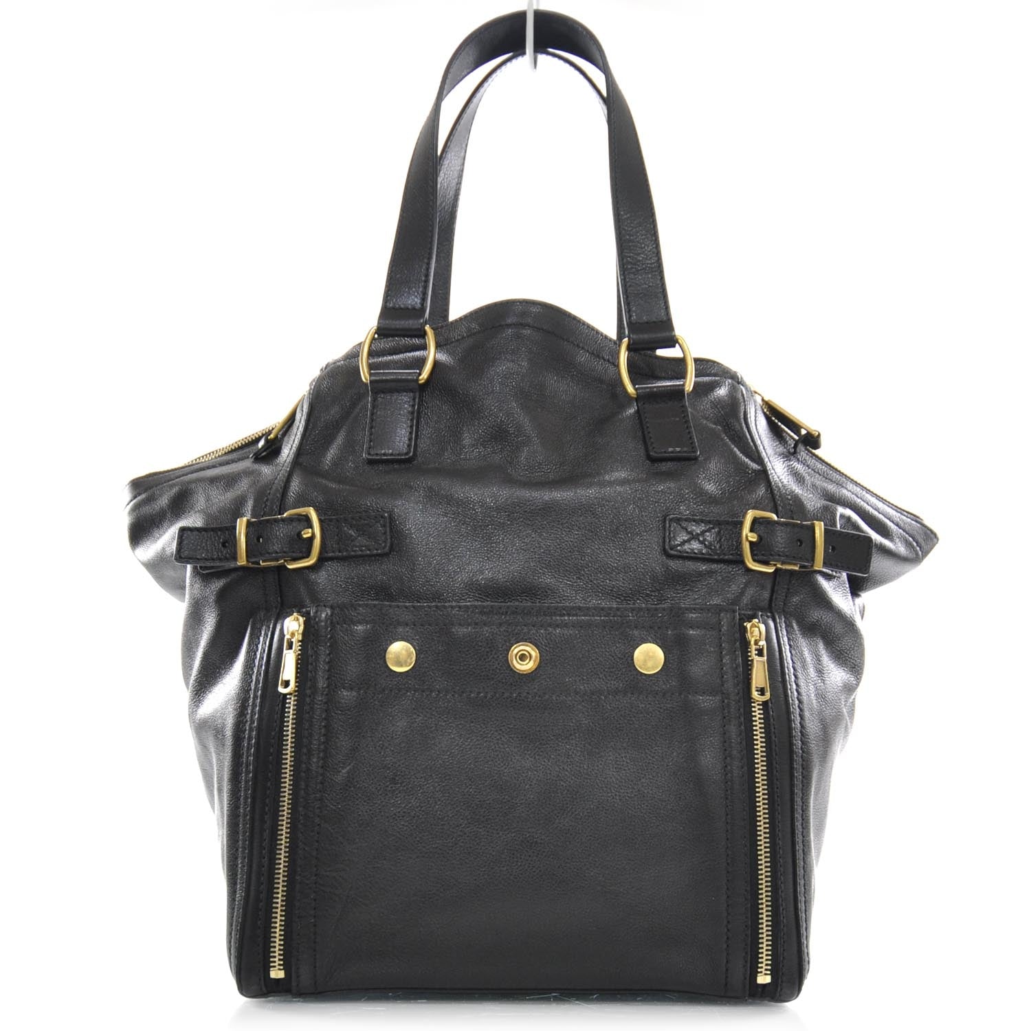 Saint Laurent Leather Medium Downtown Tote Black 1 of 9