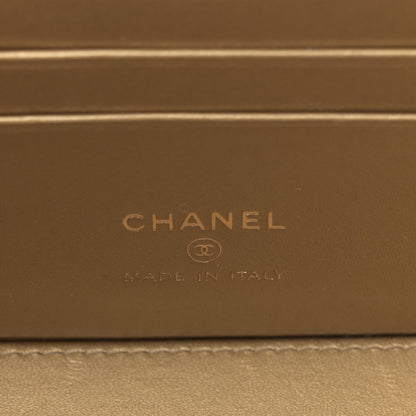 Chanel Lambskin Quilted Small Pearl Crush Vanity Case With Chain Fuchsia 6 of 12
