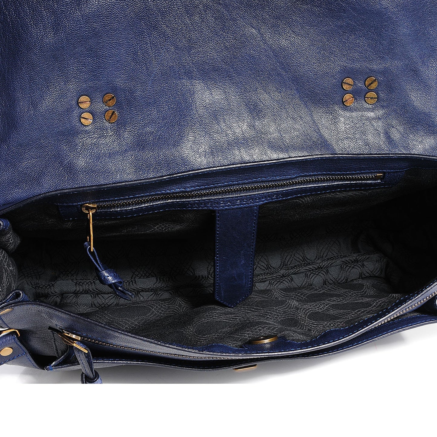 Lambskin Large PS1 Satchel Midnight