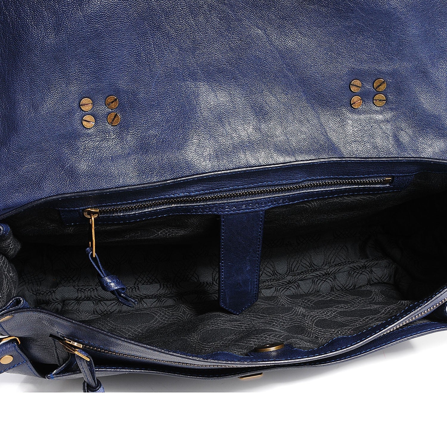 Proenza Schouler Lambskin Large PS1 Satchel Midnight 12 of 12