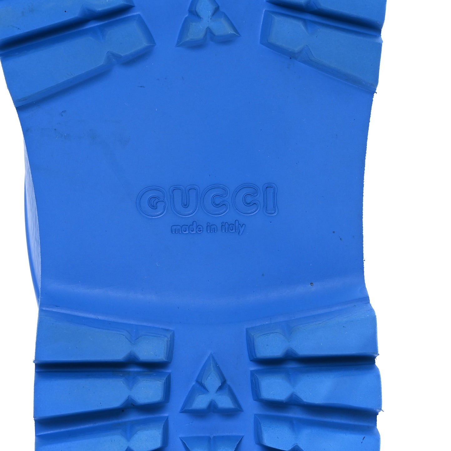 Rubber GG Monogram Mens Sandals 12 Bright Splash