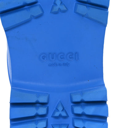 Gucci Rubber GG Monogram Mens Sandals 12 Bright Splash 7 of 10