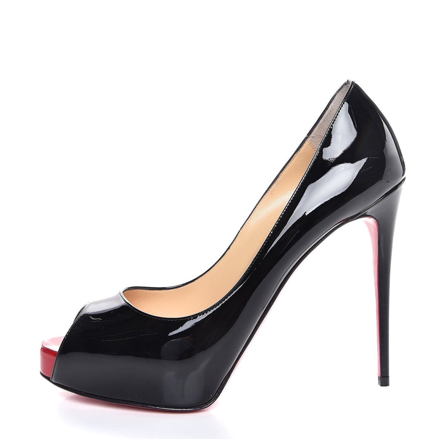 Patent New Very Prive 120 Pumps 39 Black Red