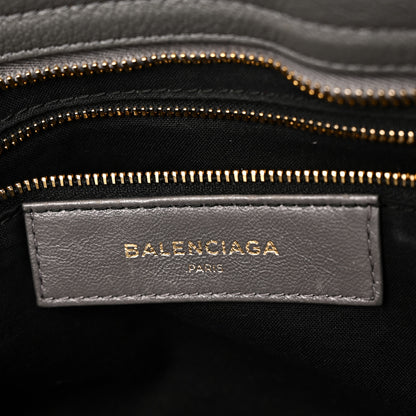Balenciaga Chevre Gold Metallic Edge Hardware City Gris Acier 7 of 11