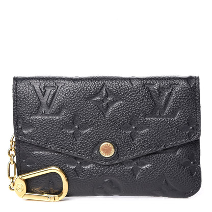 Louis Vuitton Empreinte Key Pouch Black 1 of 9