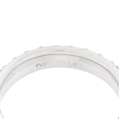 Parker & West by FASHIONPHILE Platinum Diamond 1.61ct Two Row Eternity Band Ring 52 6 6 of 9