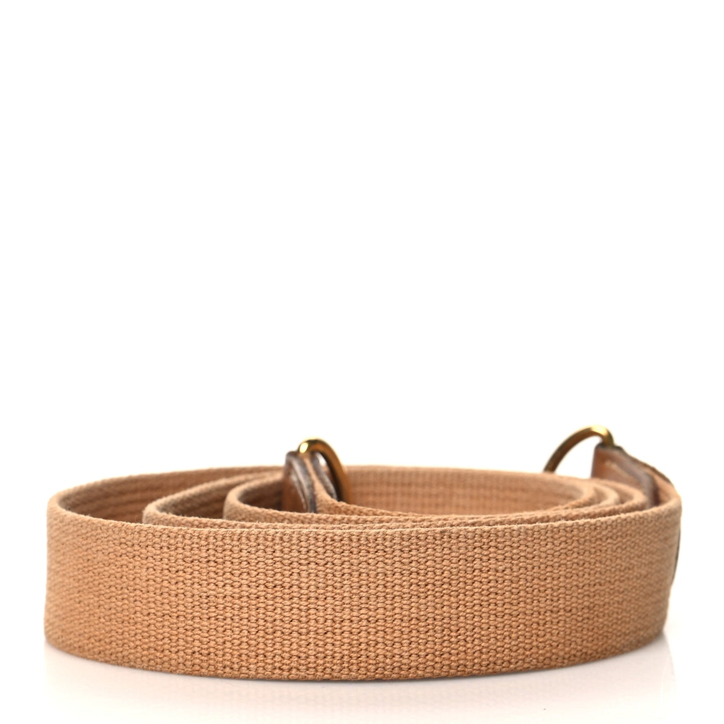 Toile Courchevel 20mm Kelly Shoulder Strap Gold