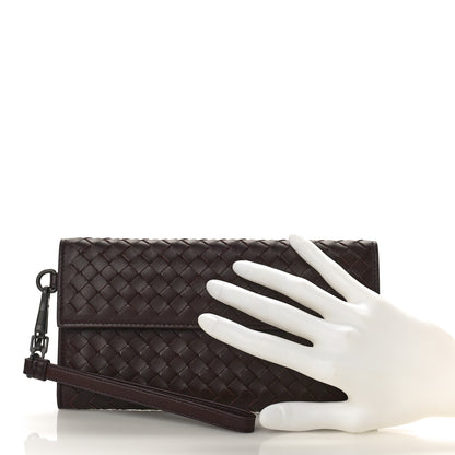 Bottega Veneta Nappa Intrecciato Continental Flap Wallet Bordeaux 2 of 8