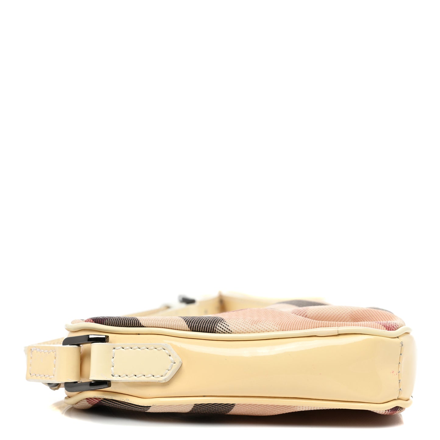 Patent Supernova Check Heart Crossbody White