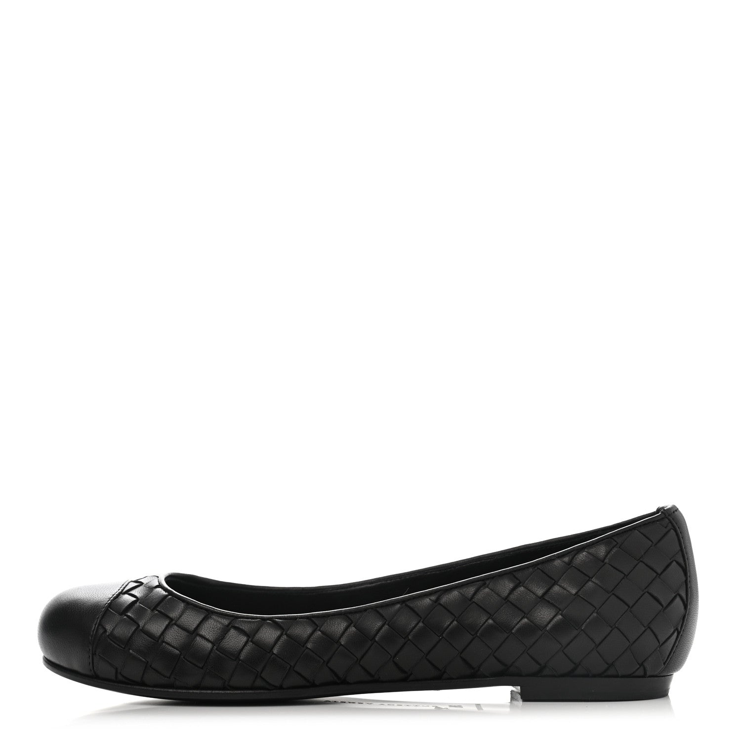 Bottega Veneta Nappa Intrecciato Flats 36.5 Black 1 of 7
