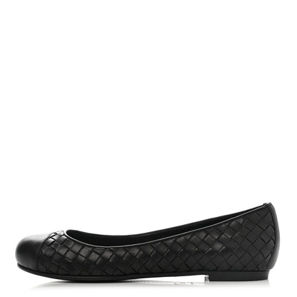 Bottega Veneta Nappa Intrecciato Flats 36.5 Black 1 of 7
