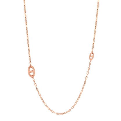 Hermes 18K Rose Gold PM Farandole Necklace 120 1 of 7