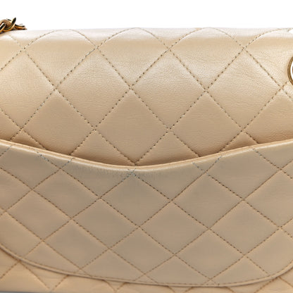 Chanel Lambskin Quilted Small Double Flap Beige 44 of 47
