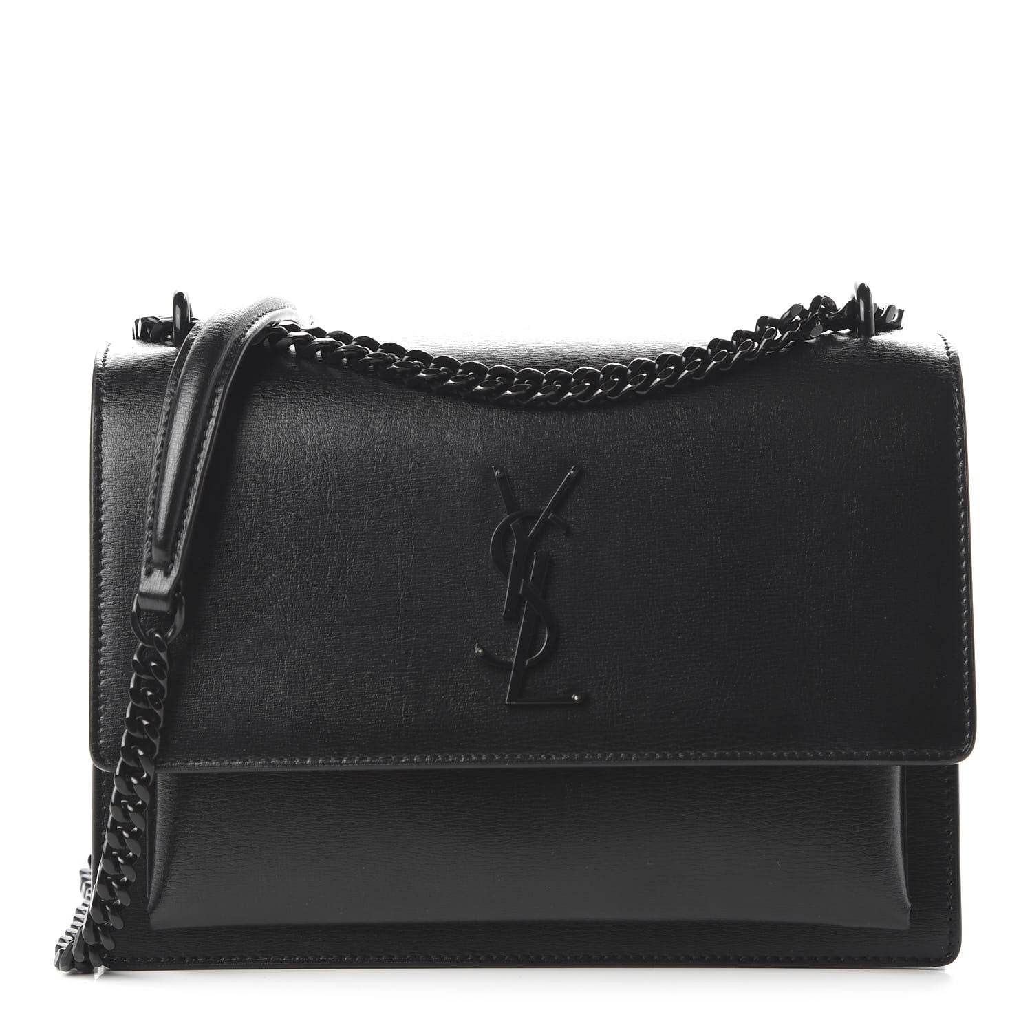Saint Laurent Calfskin Medium Monogram Sunset Black 1 of 11