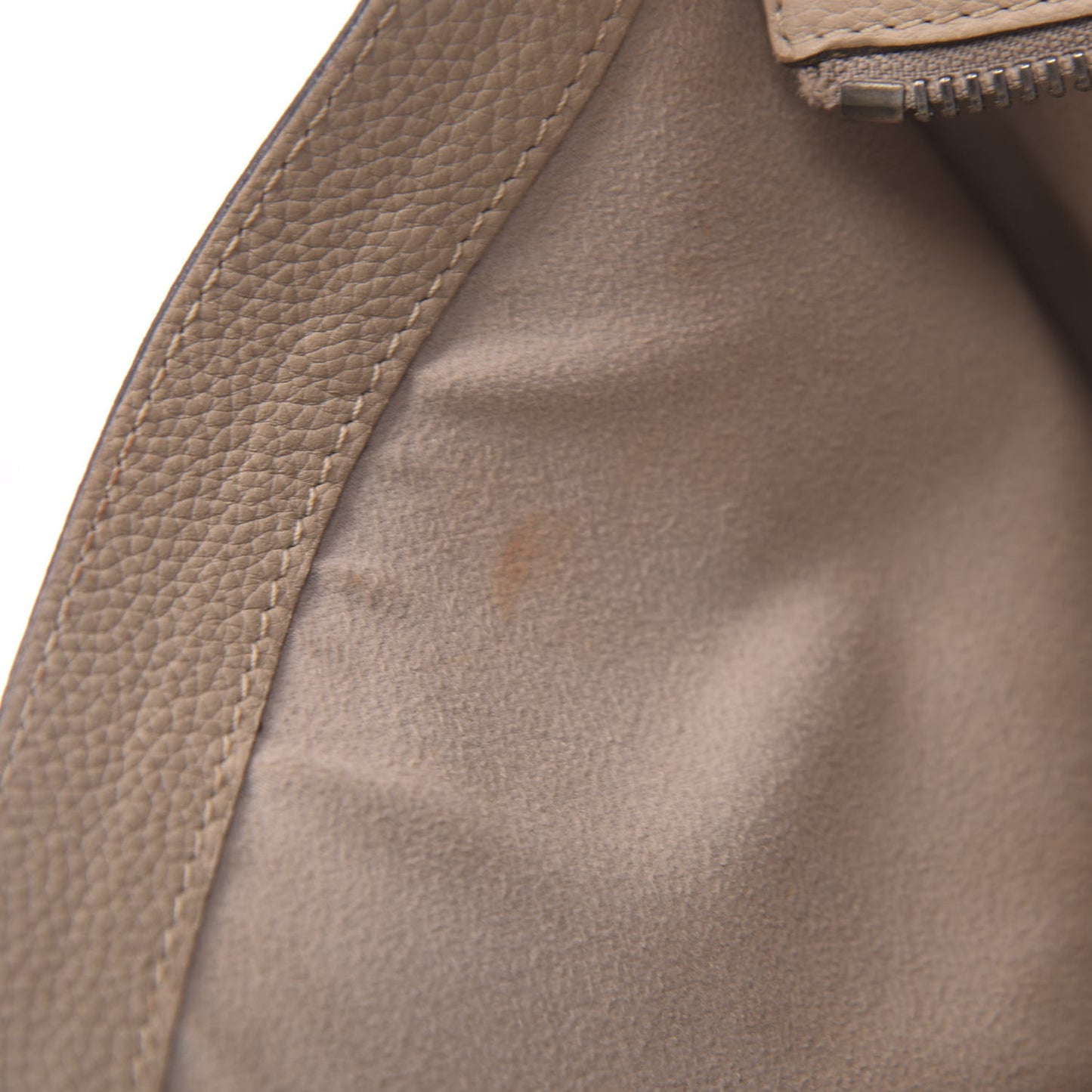 Drummed Calfskin Mini Luggage Dune