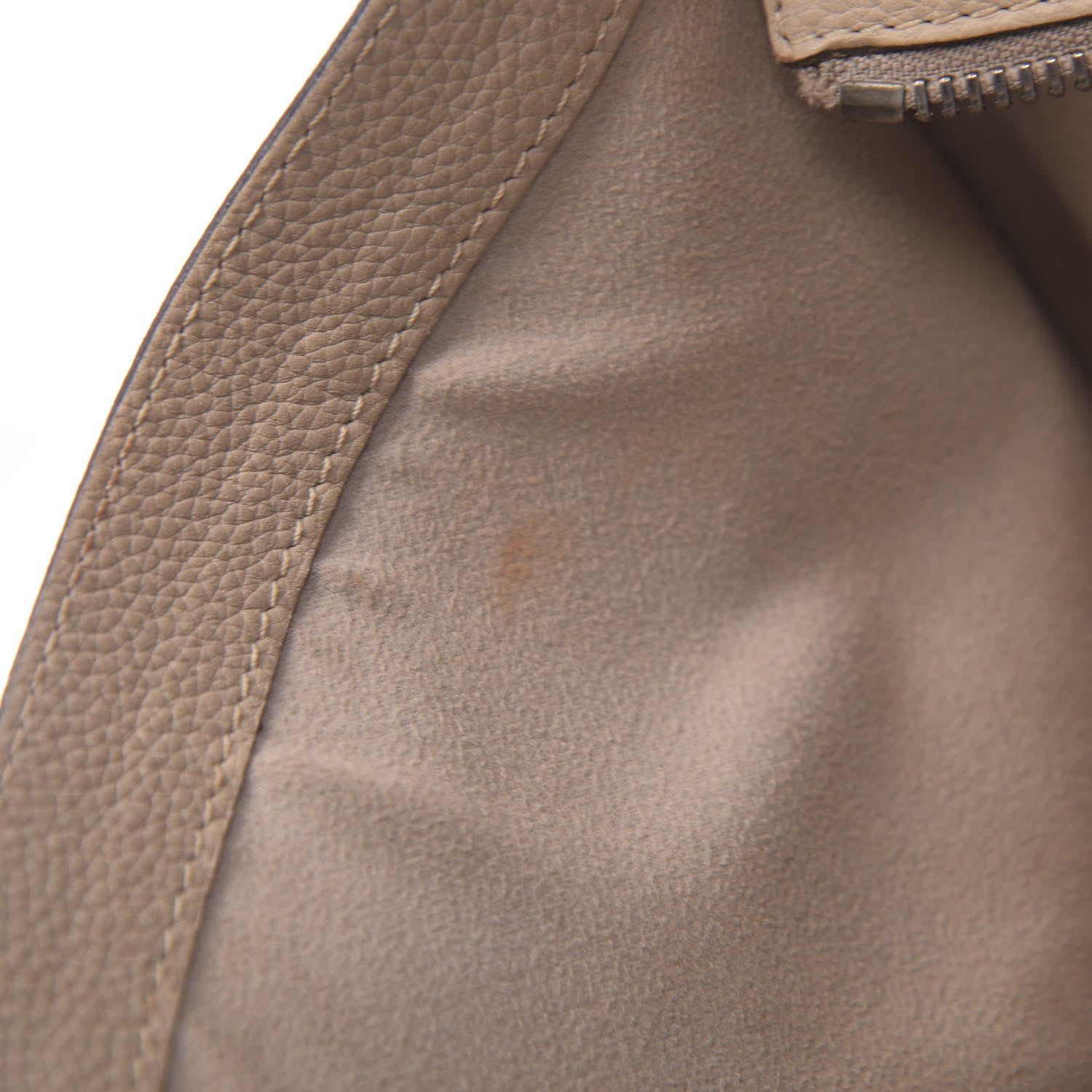Celine Drummed Calfskin Mini Luggage Dune 13 of 20