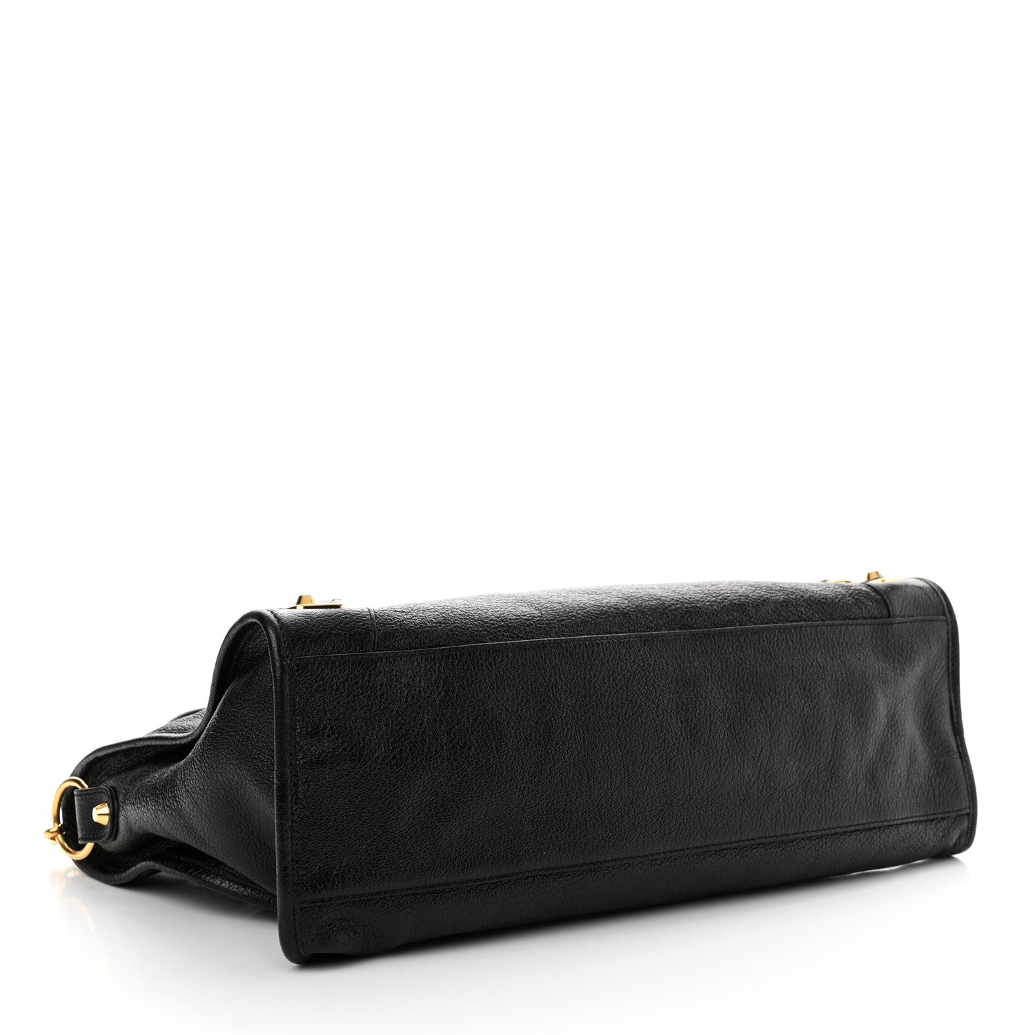 Balenciaga Chevre Gold Metallic Edge Hardware City Black 5 of 12