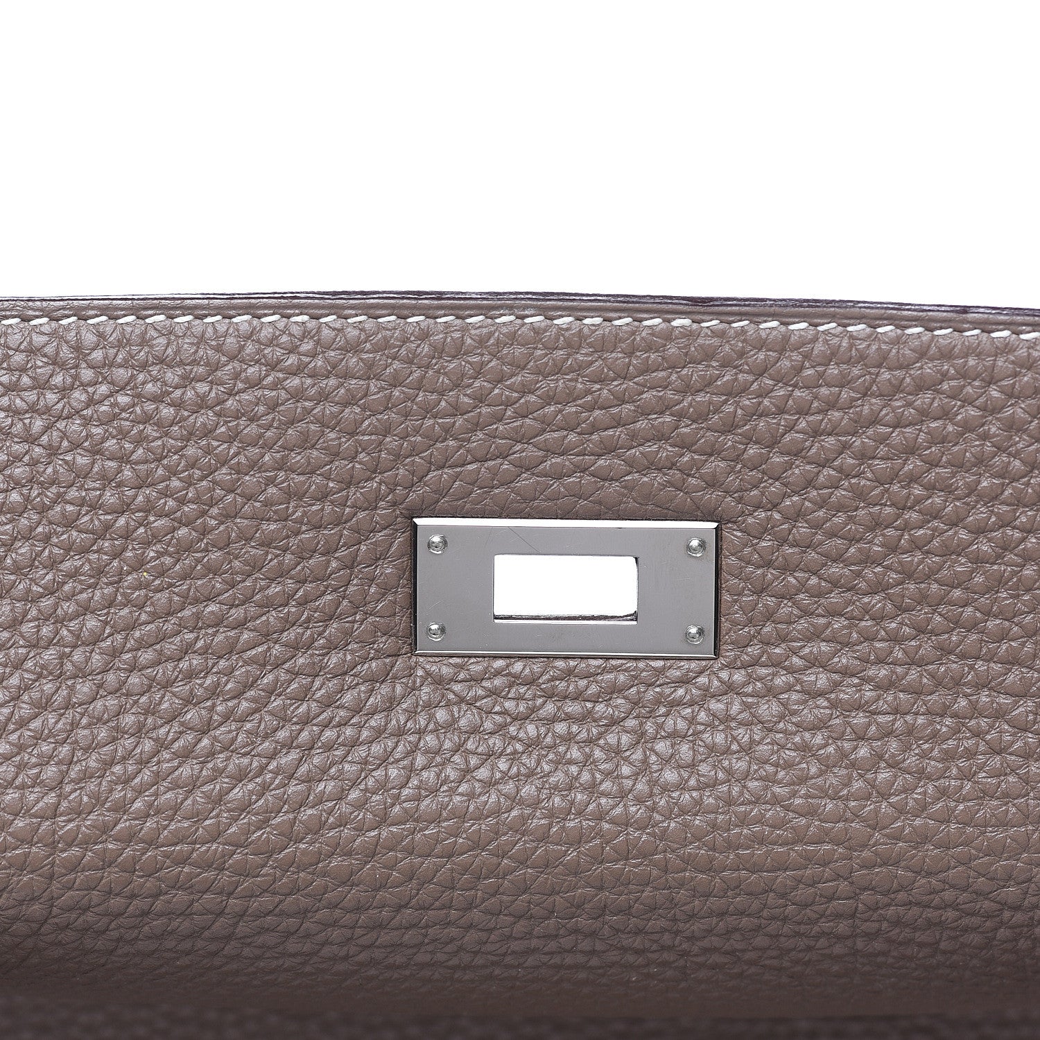 Hermes Togo Kelly Retourne 32 Etoupe 17 of 35