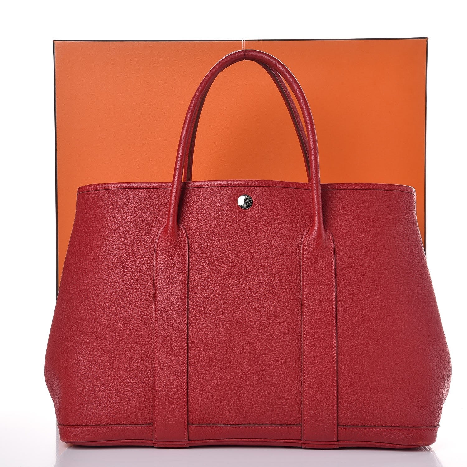 Hermes Negonda Garden Party 36 MM Rouge Casaque 12 of 12