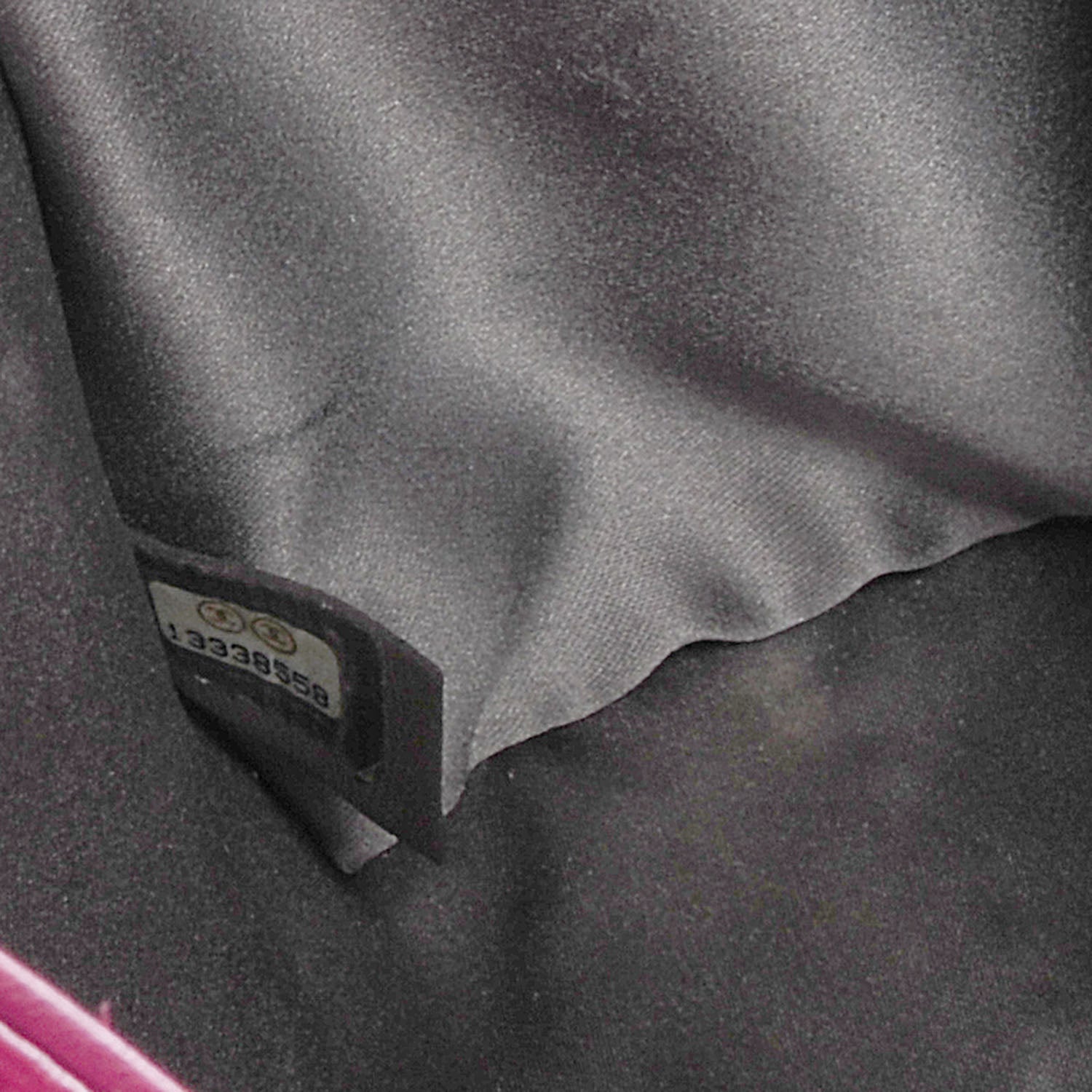 Chanel Patent Calfskin Lucky Symbols Pochette Hot Pink 8 of 8