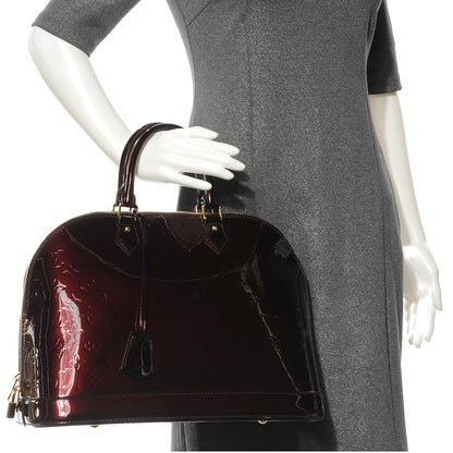 Louis Vuitton Vernis Alma GM Amarante 2 of 7