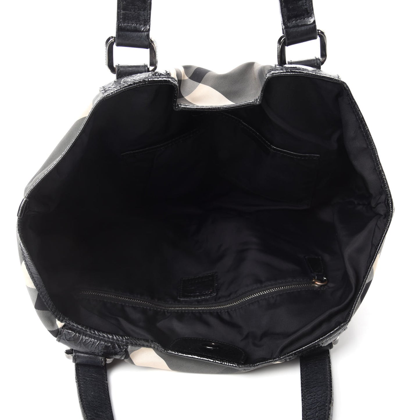 Nylon Beat Check Victoria Tote Black