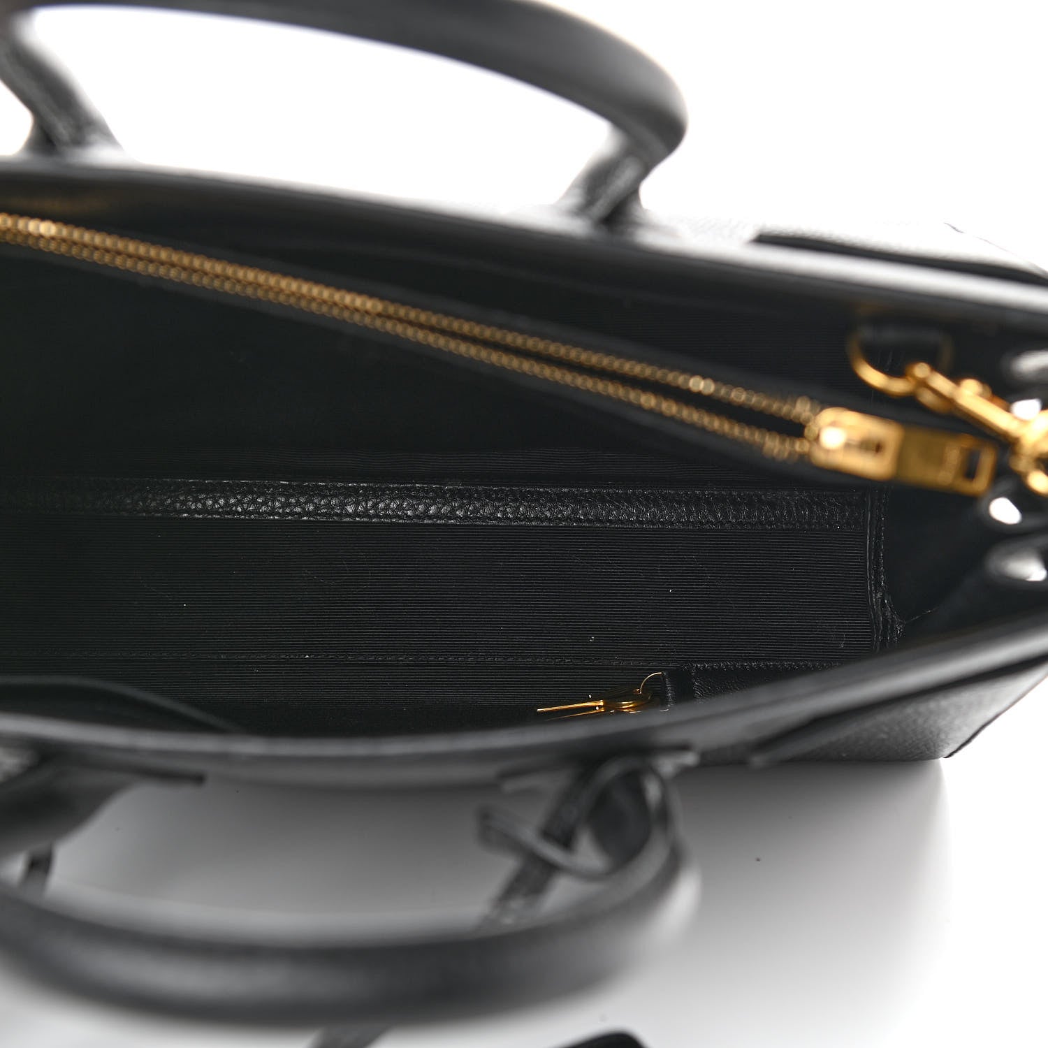 Saint Laurent Grained Calfskin Small Sac De Jour Black 7 of 14