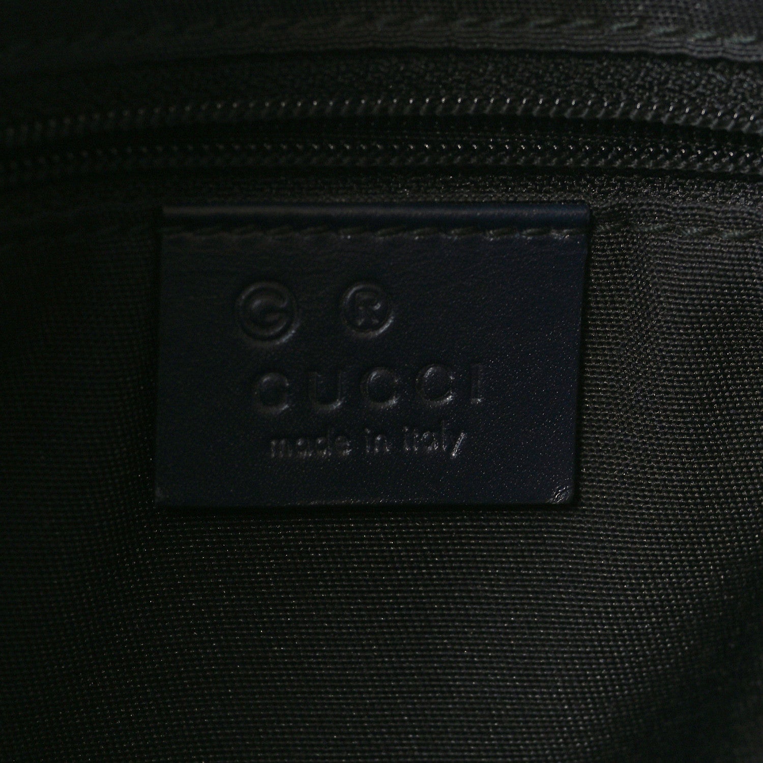 Gucci GG Plus Monogram Medium Flat Messenger Bag Navy 6 of 9
