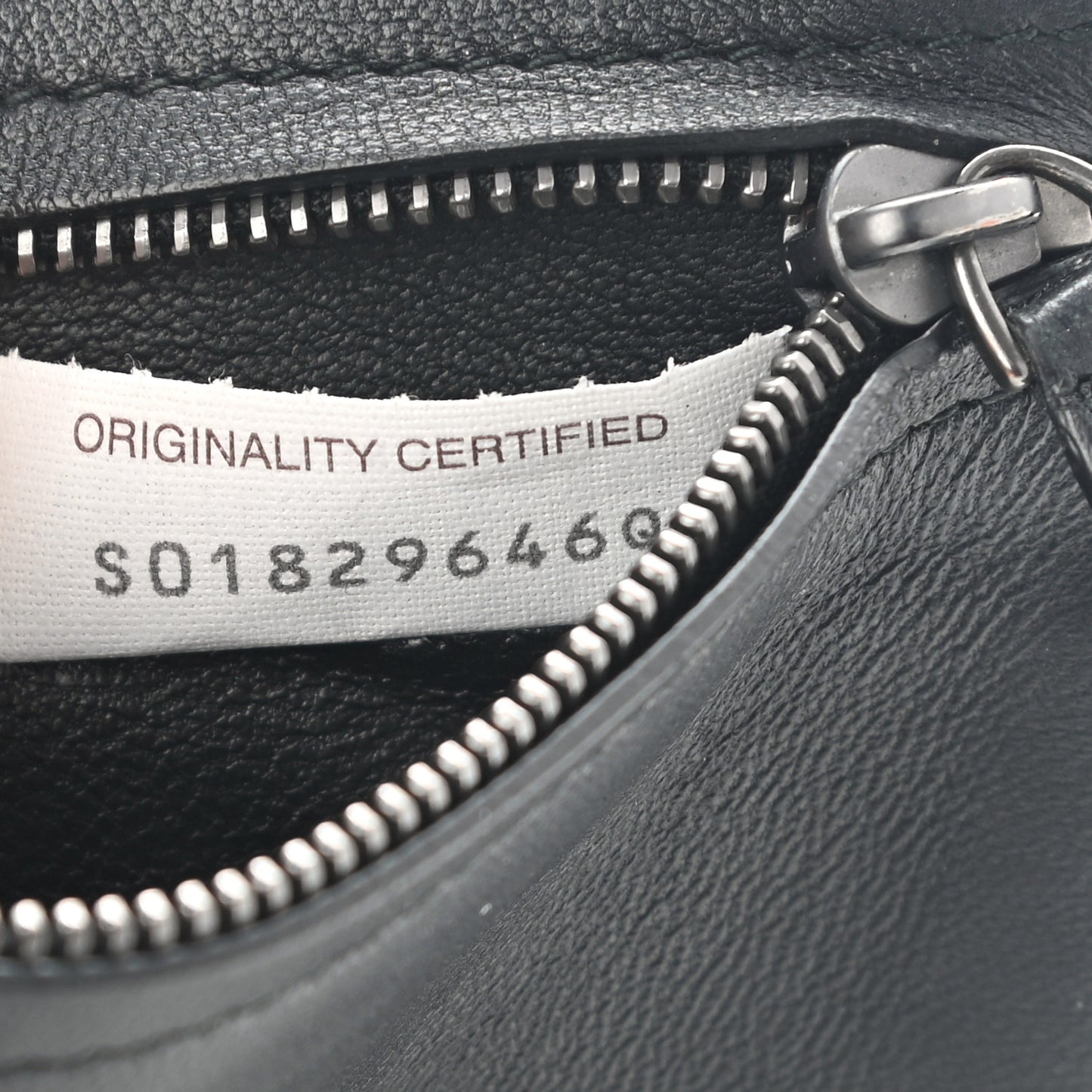 Nappa Intrecciato Zip Card Holder Black