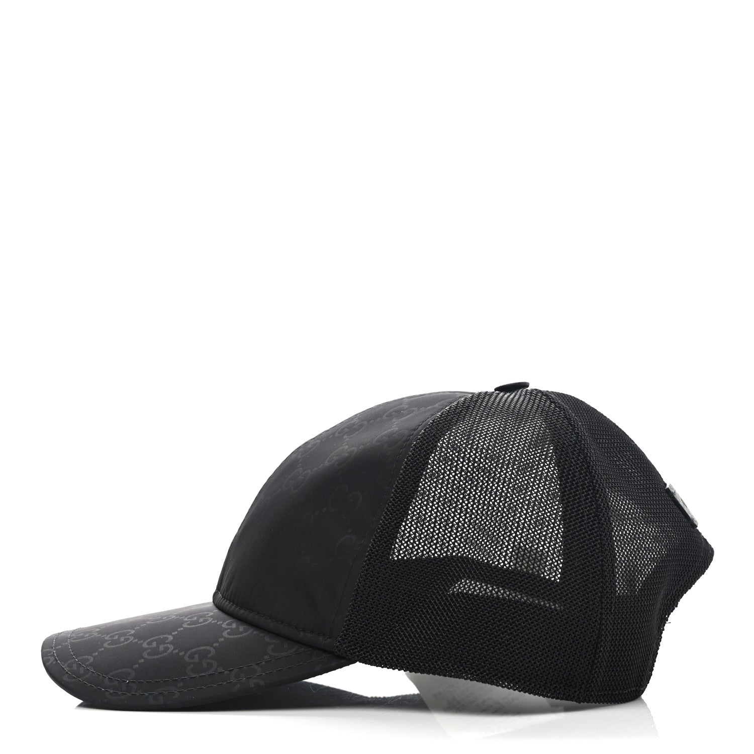 Gucci Nylon Monogram Baseball Hat L Black 4 of 11