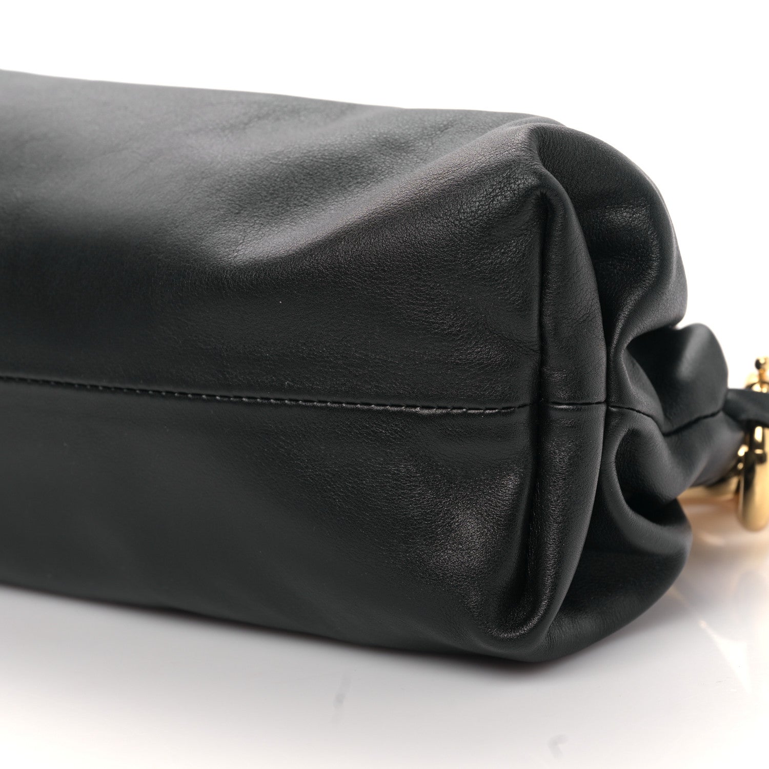 Bottega Veneta Calfskin The Pouch Chain Black 9 of 9