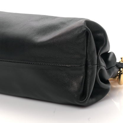Bottega Veneta Calfskin The Pouch Chain Black 9 of 9