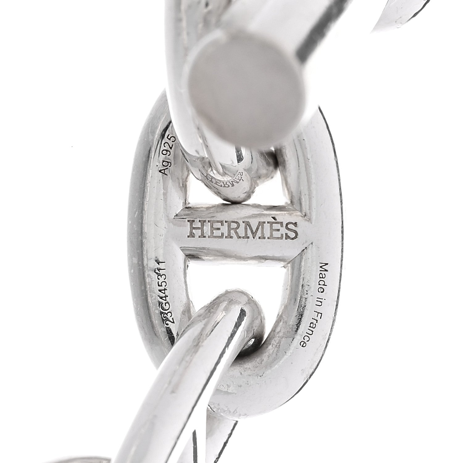 Hermes Sterling Silver MM Chaine D'Ancre Bracelet 3 of 3