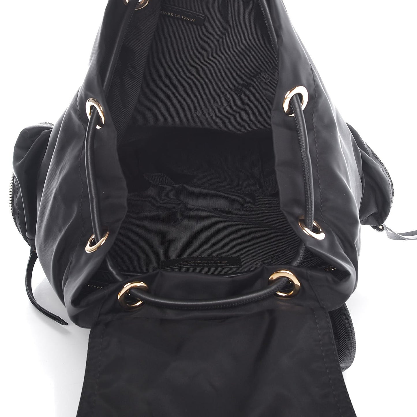 Nylon Medium Backpack Black