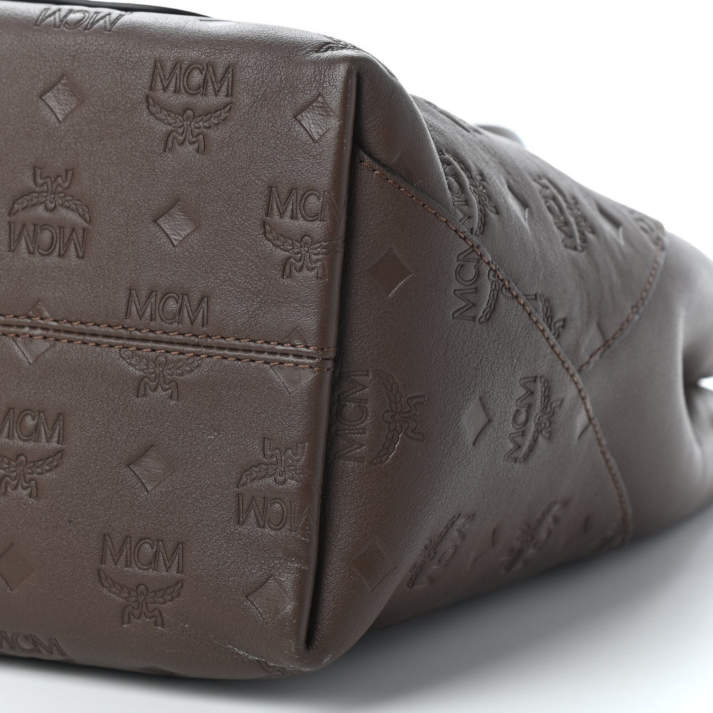 Calfskin Ottomar Monogram Medium Klara Hobo Chestnut