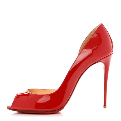 Christian Louboutin Patent Demi You 100 Pumps 40 Red 1 of 10