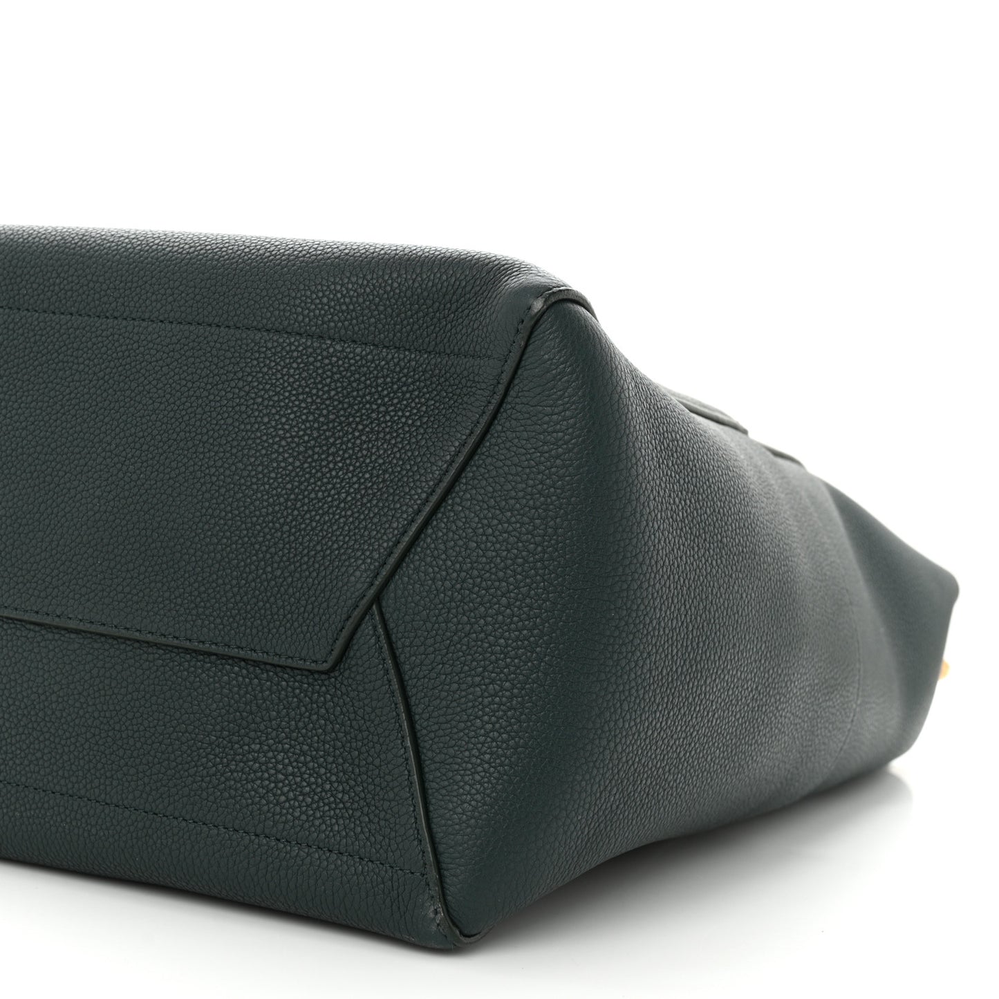 Soft Grained Calfskin Sangle Bucket Bag Amazone