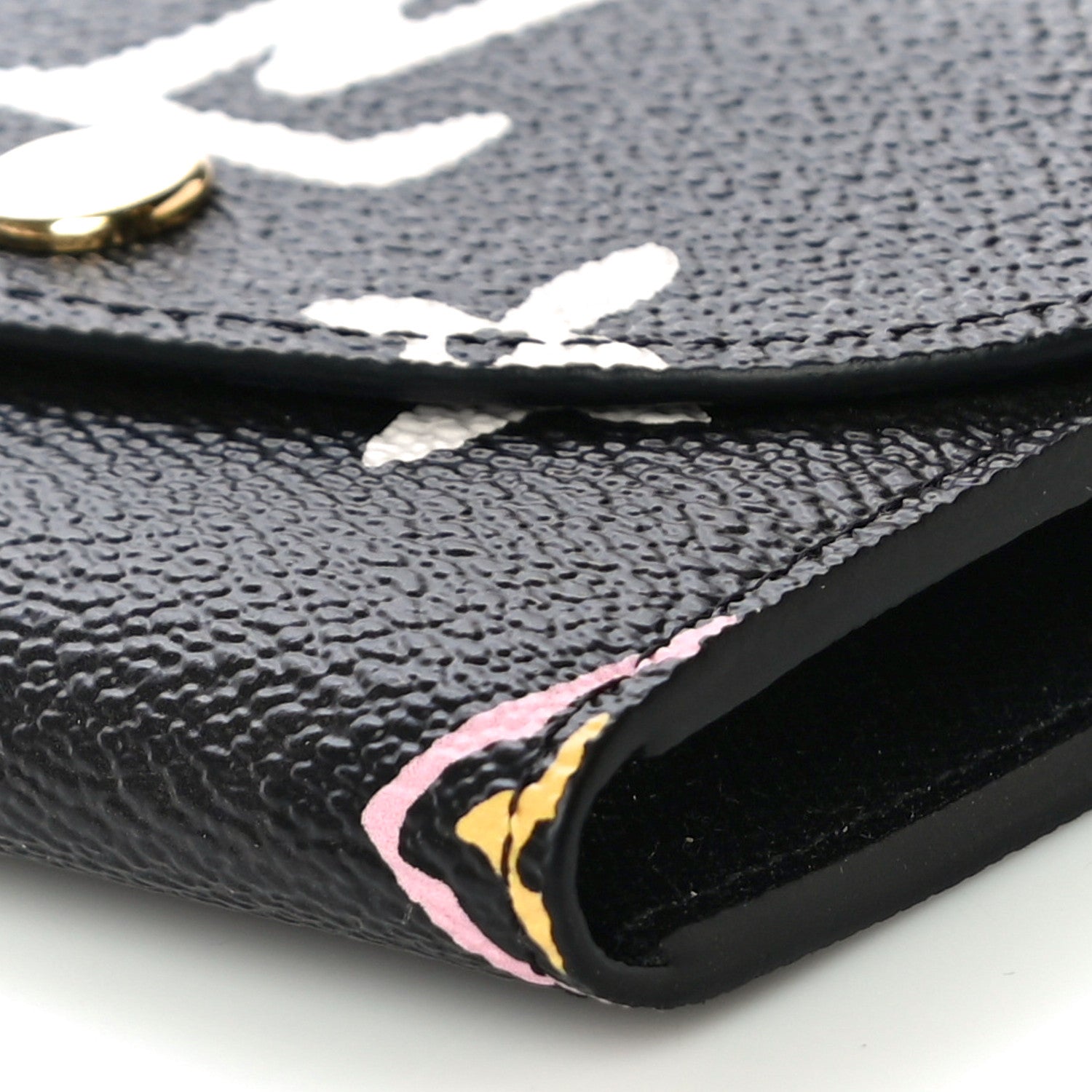 Louis Vuitton Monogram Giant Wild At Heart Rosalie Coin Purse Black 9 of 10