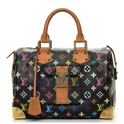 Louis Vuitton Monogram Multicolor Speedy 30 Black 1 of 6