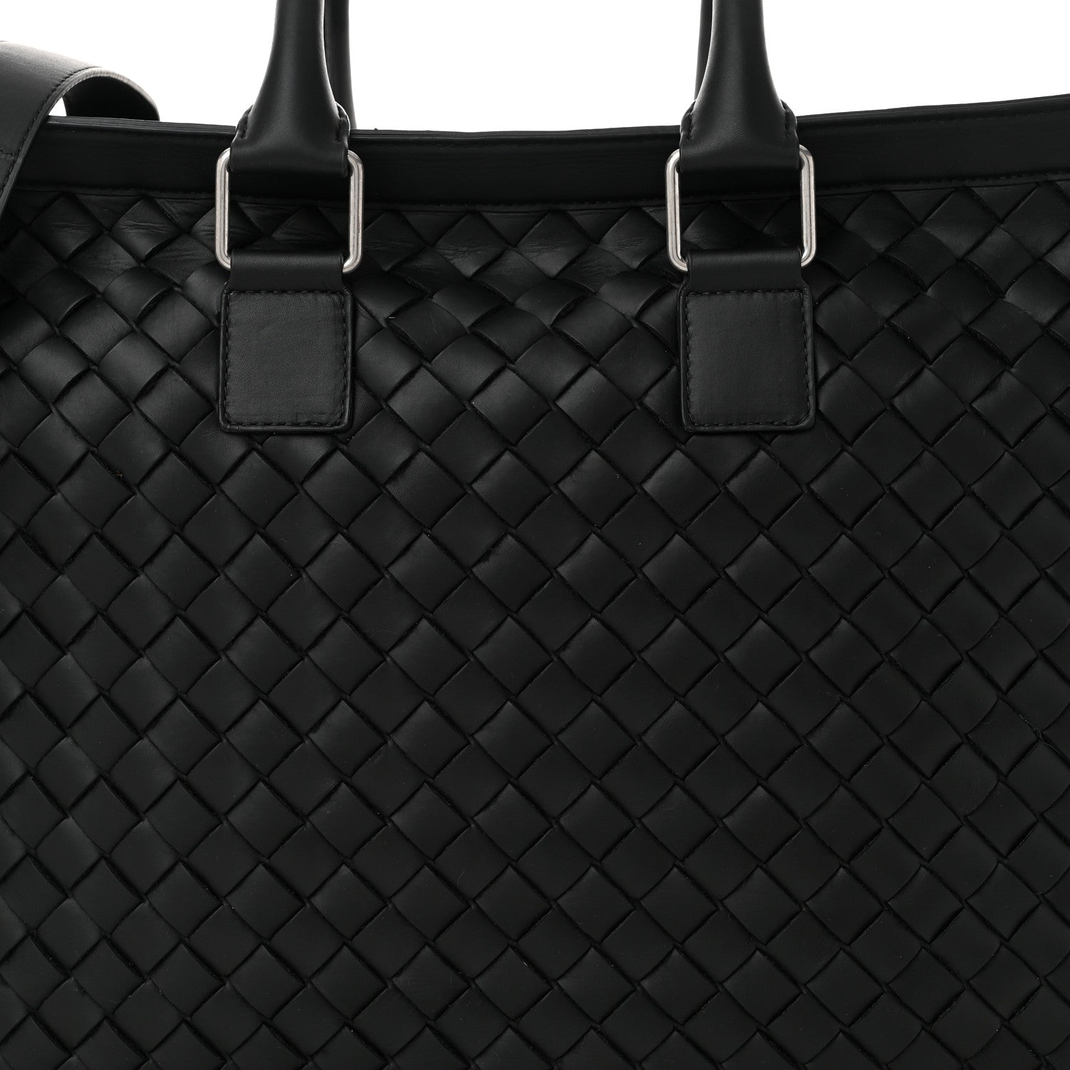 Bottega Veneta Nappa Intrecciato Briefcase Black 8 of 10